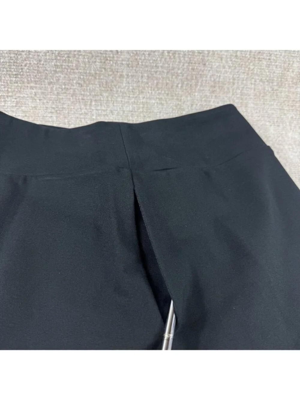 Betabrand A-Line Ponte Skirt Skort Black XS S Pockets Athleisure Work Wear Golf